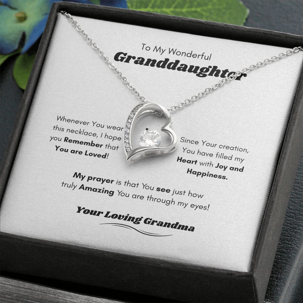 Granddaughter Heart necklace